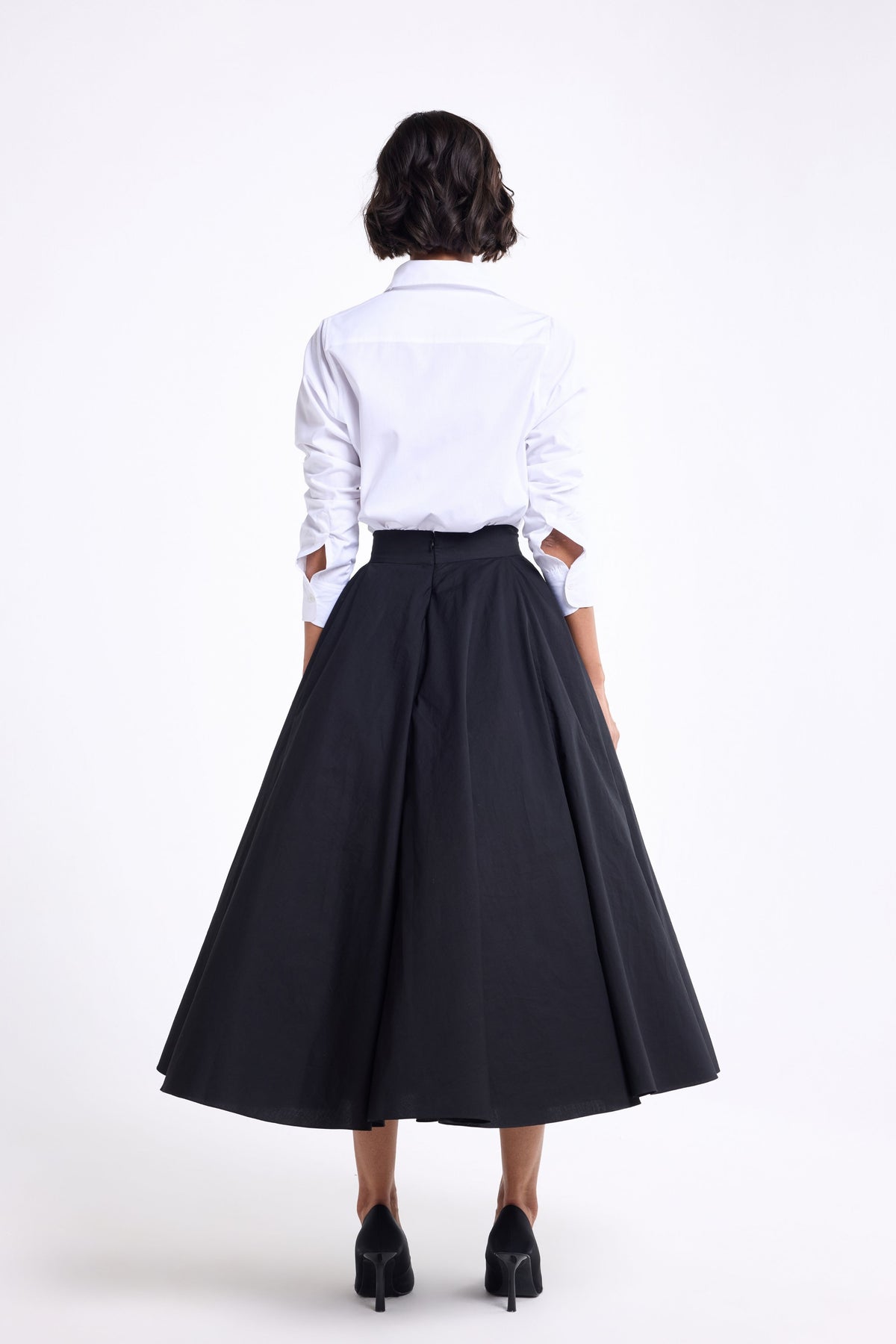 Panelled Midi Skirt