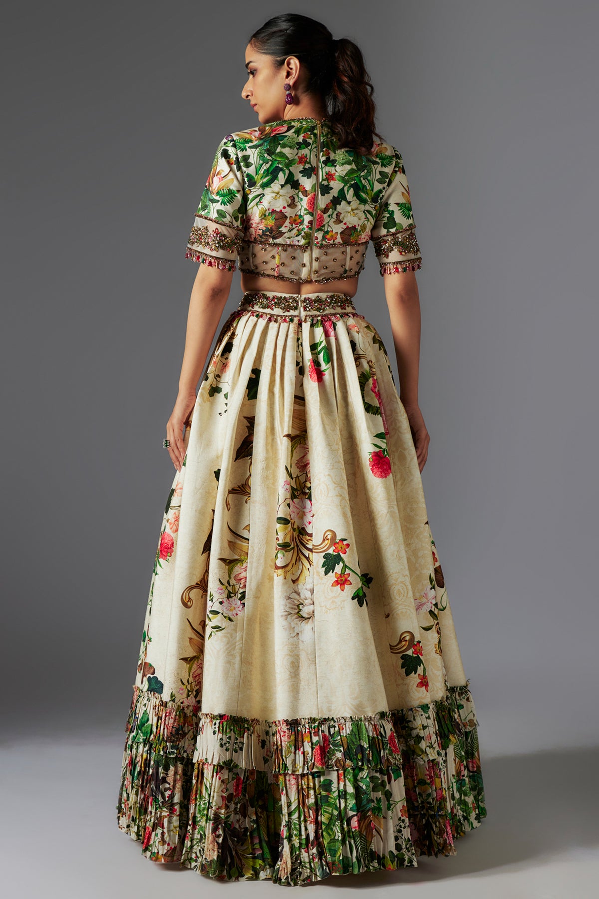 Botanical Printed Lehenga Set