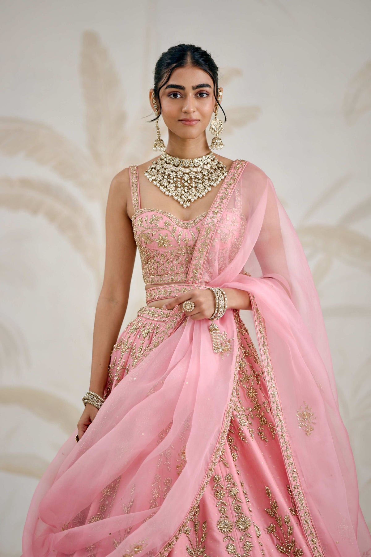Rose Pink Lehenga Set