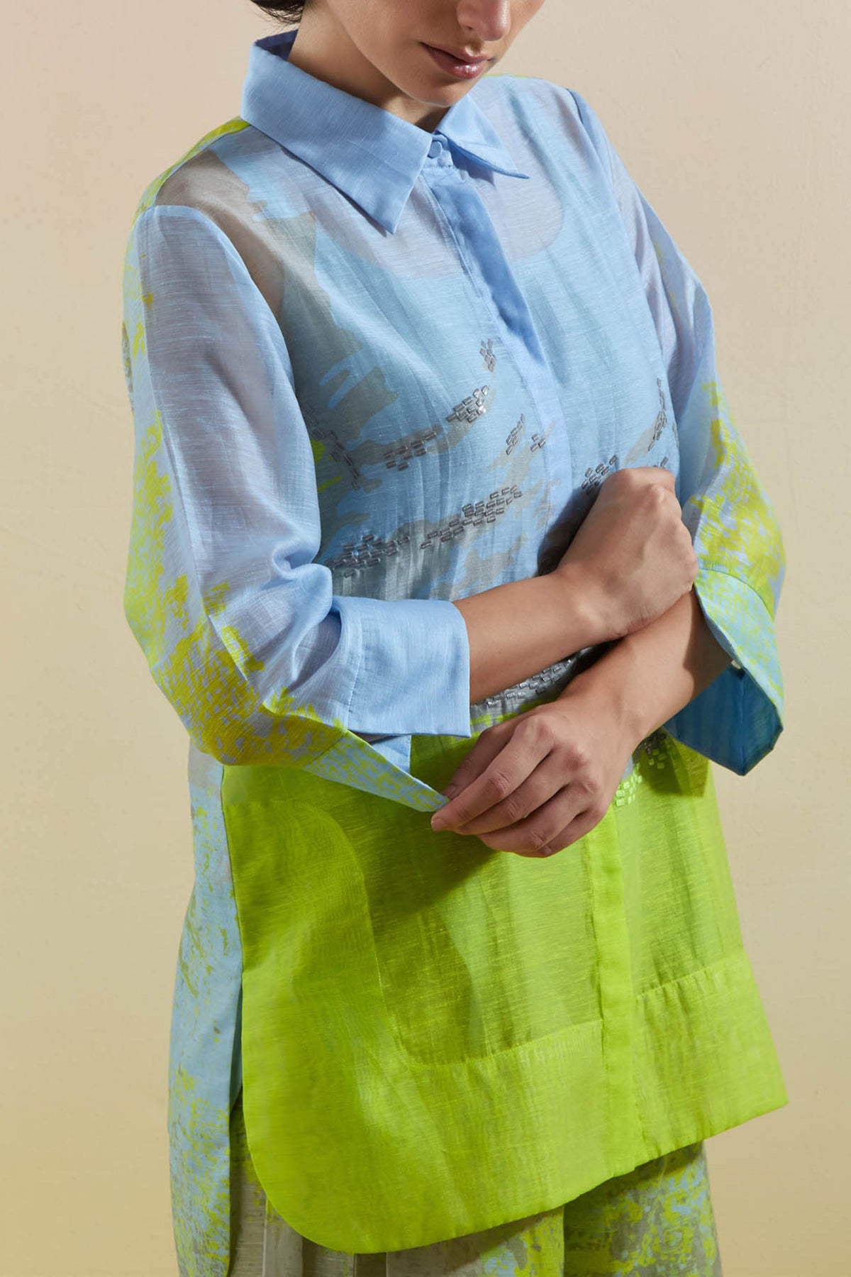 Gliss Blue Co-ord Set