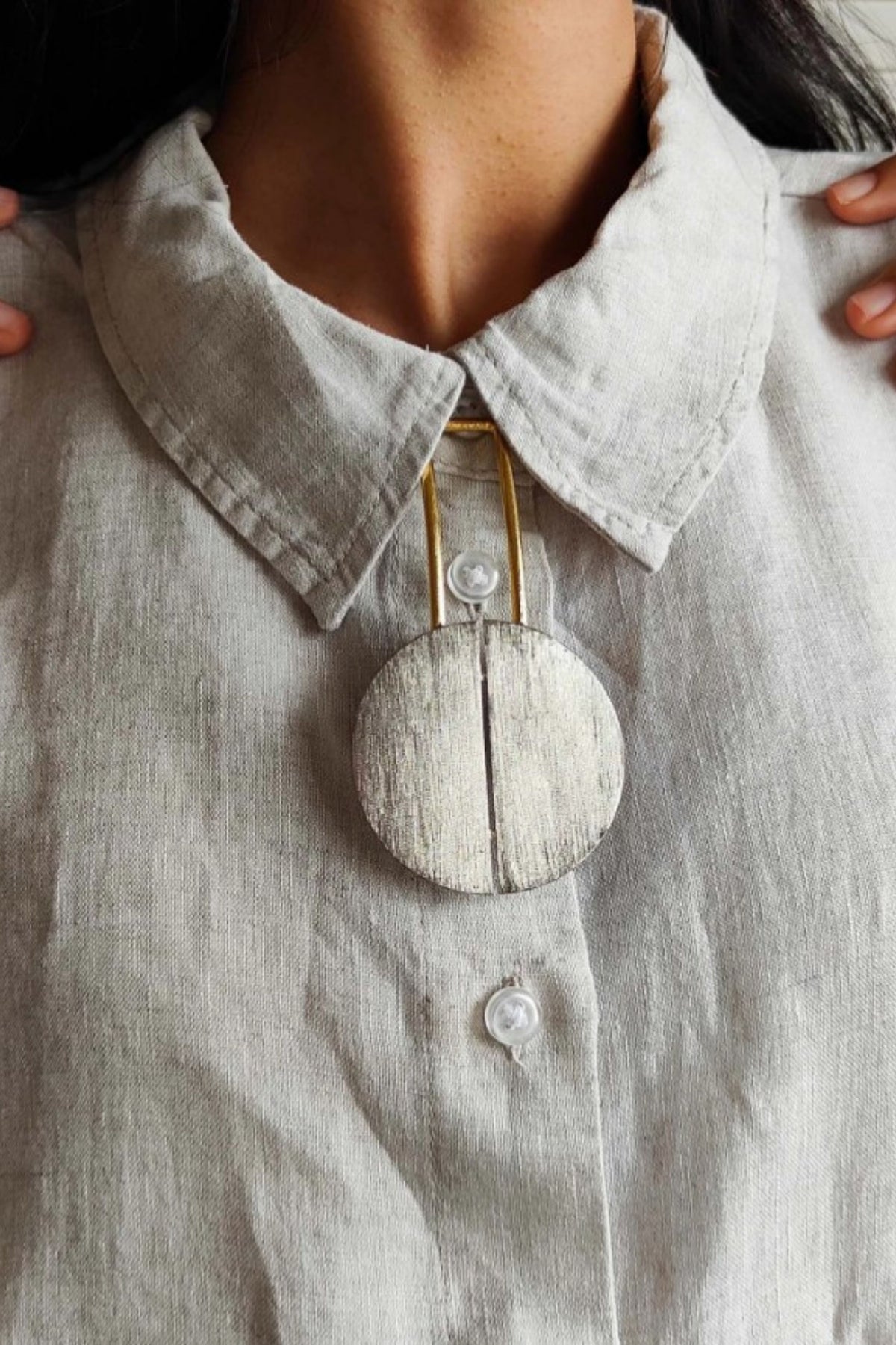 Twinning Moon  Necklace