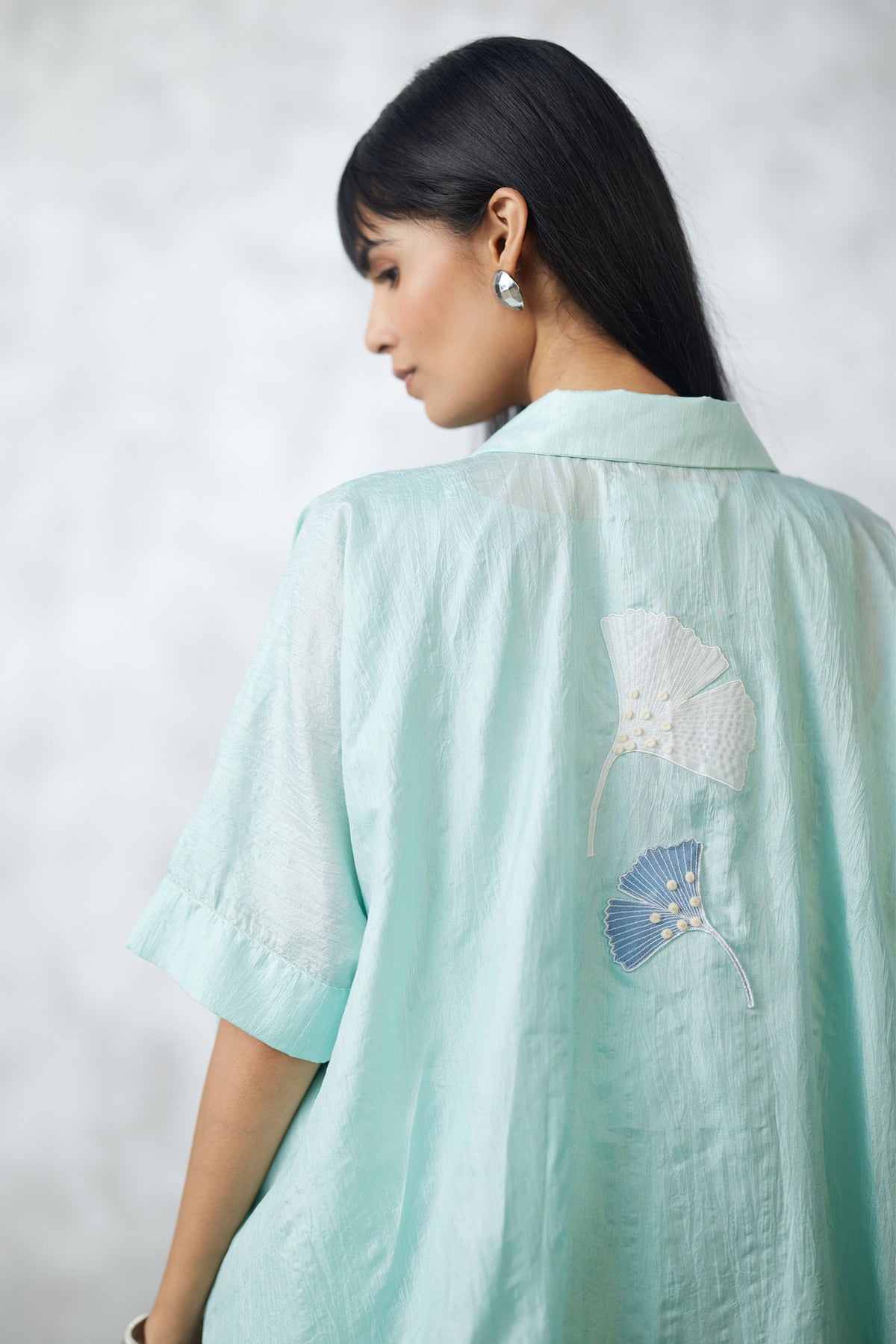 Seafoam Silk Co-ord Set