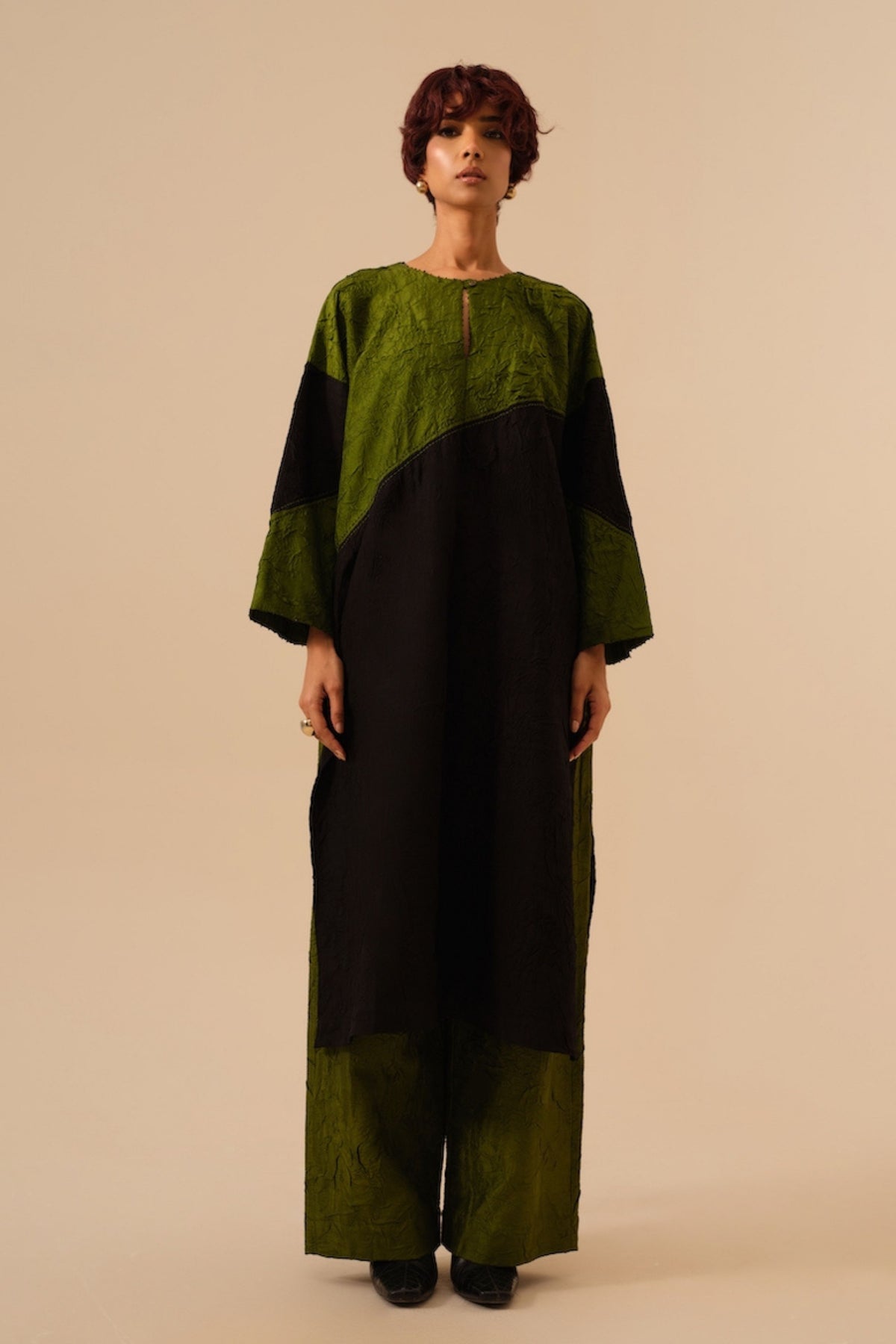 Jade Green Petal Pants