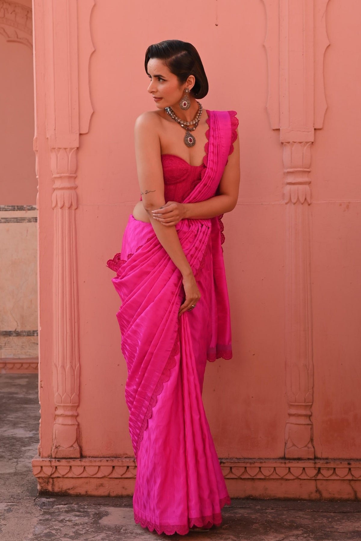 Jalwa Tanchoi Handloom Sari