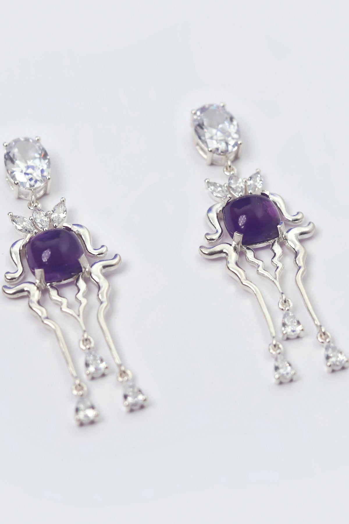 Amethyst La Nuit Earrings