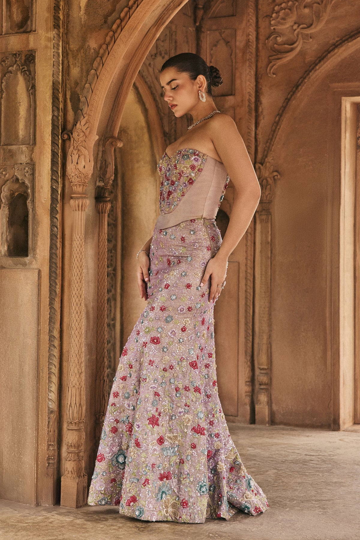 Enchanting Lavender Gown Set
