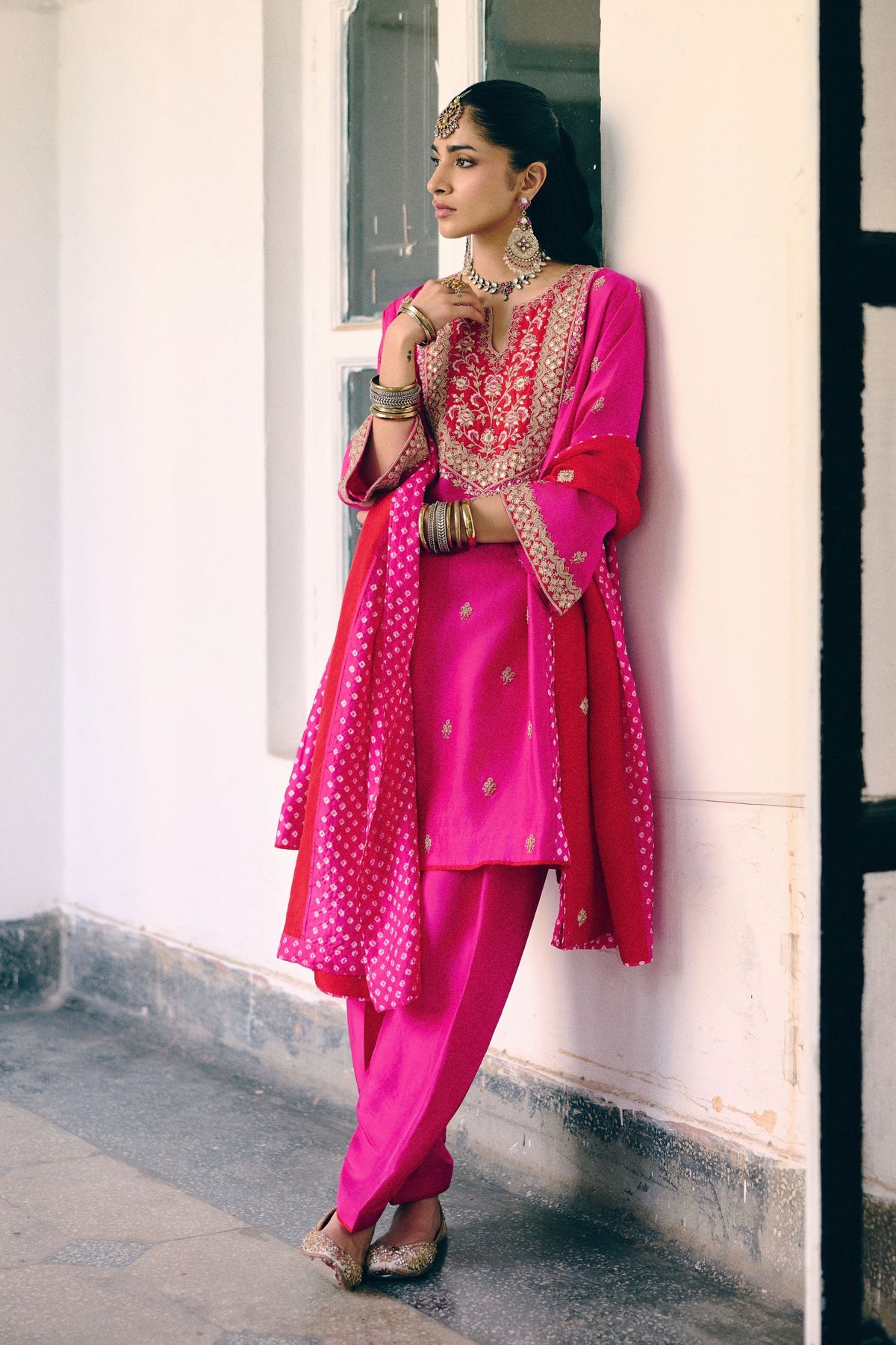 Bandhani Kurta Set