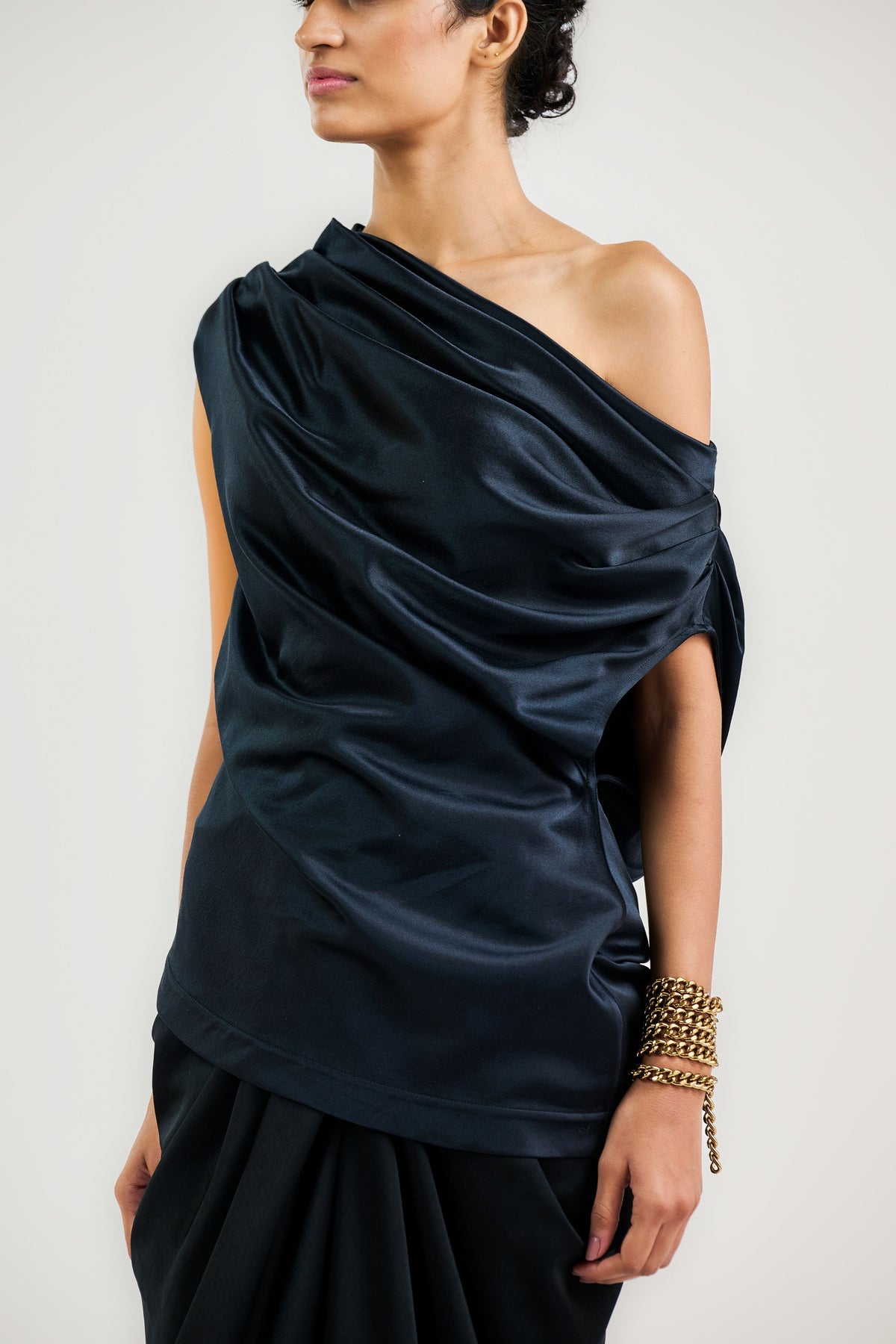 The One Shoulder Evening Top