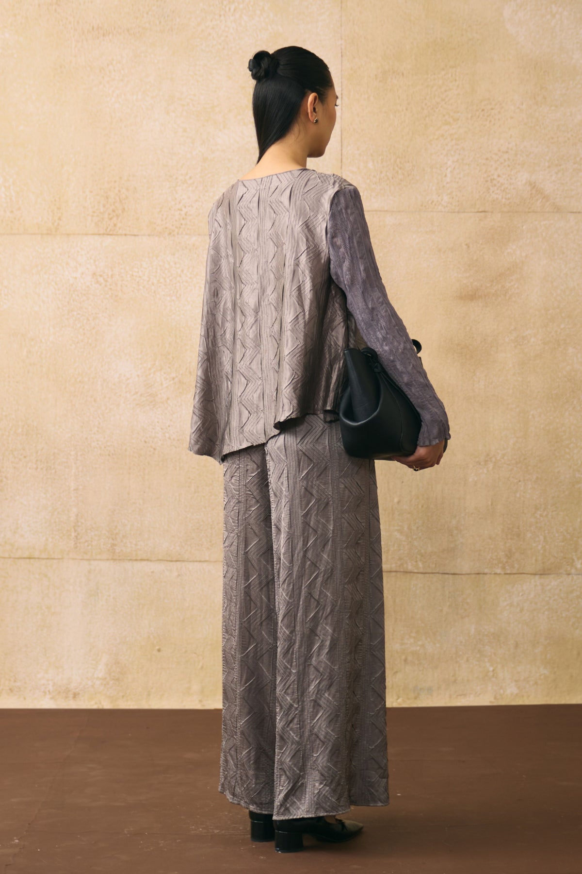 Grey Elina Co-ord Set