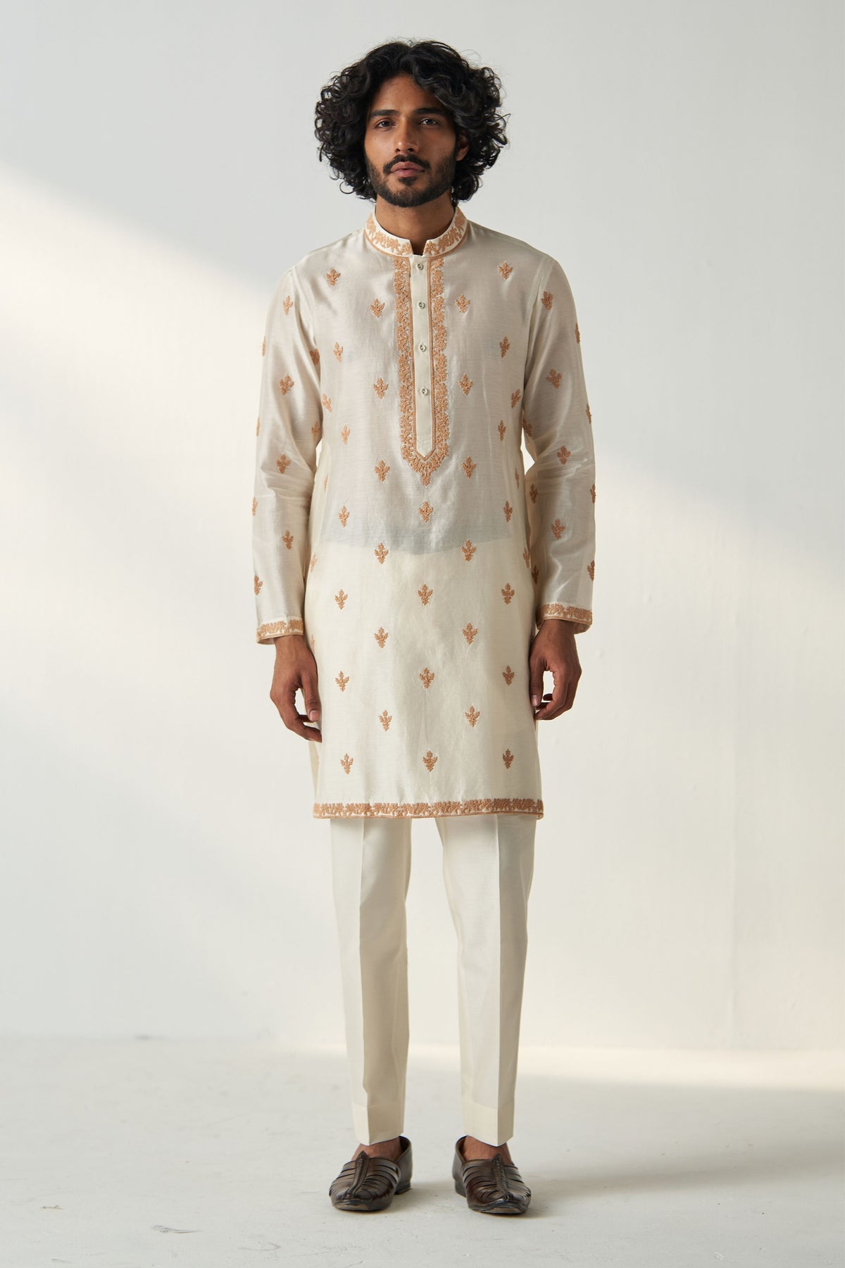 Ivory Khush Stole Set