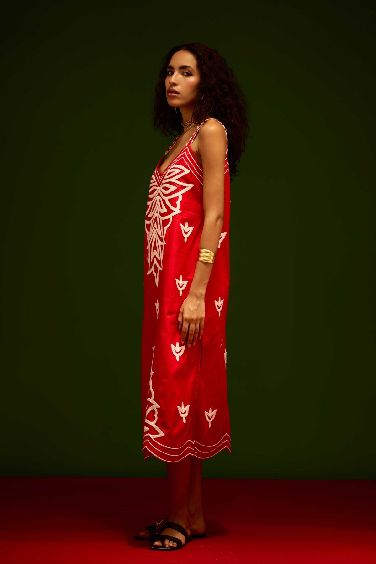Scarlet Strappy Dress