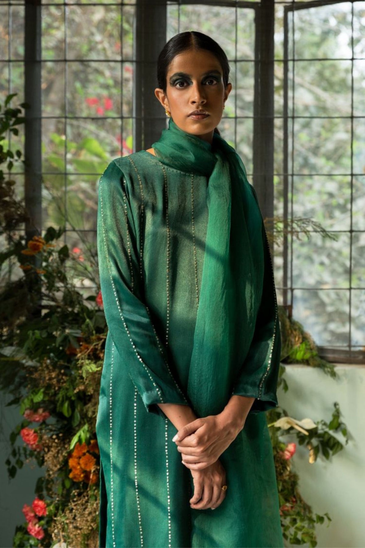 Heer Dark Green Kurta Set