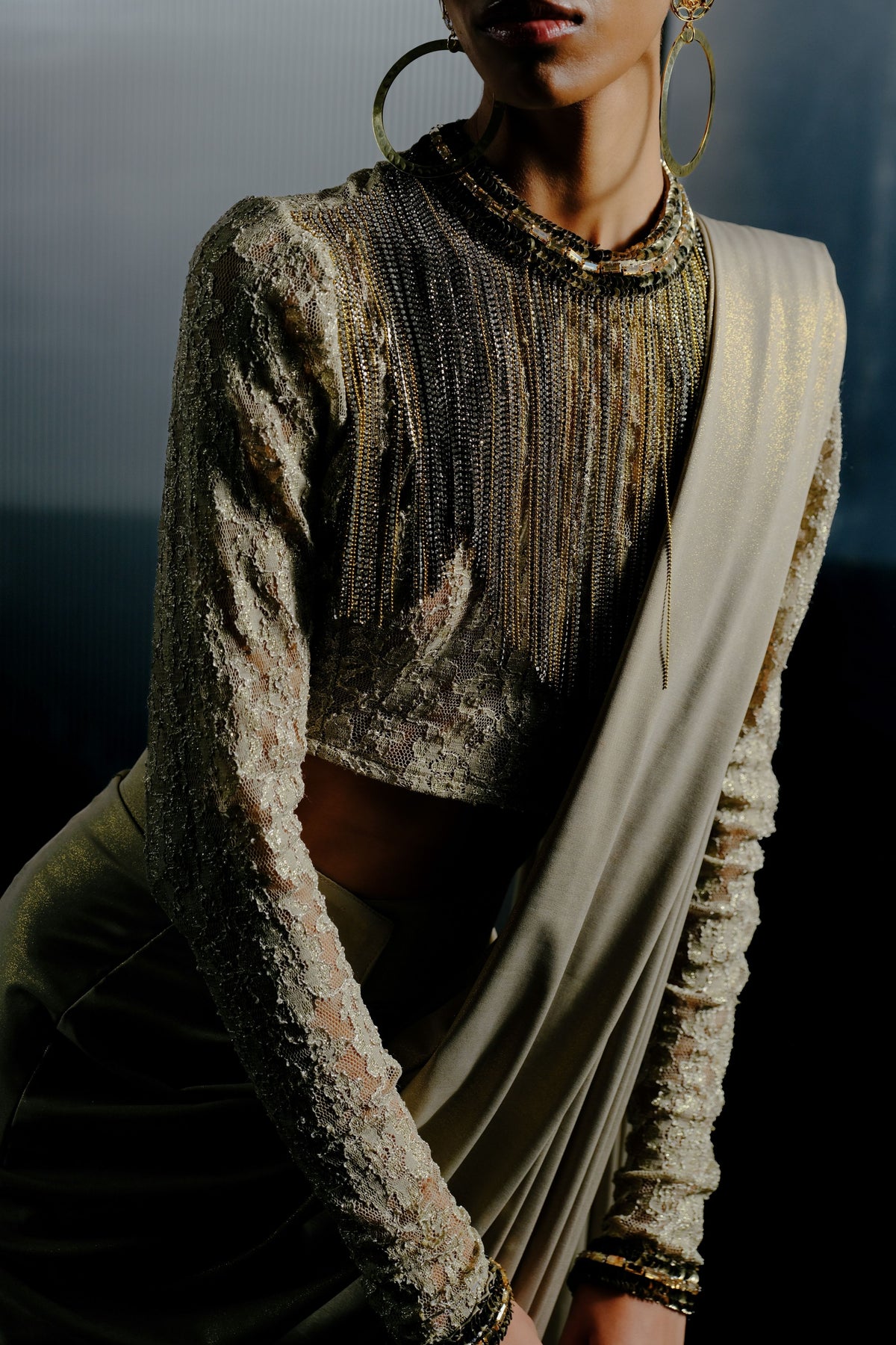 Lace Crop Blouse