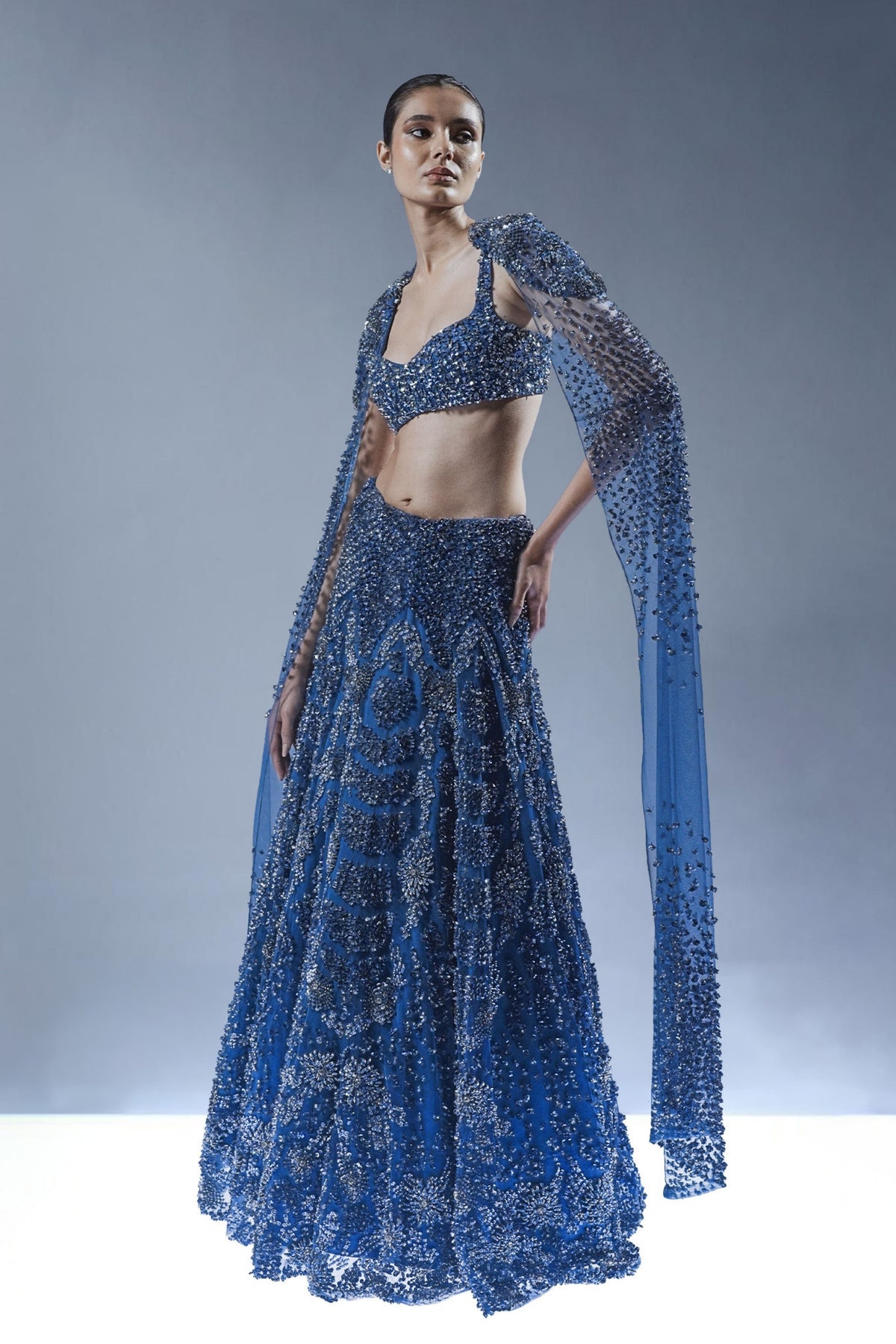 Abyssal Bloom Lehenga Set