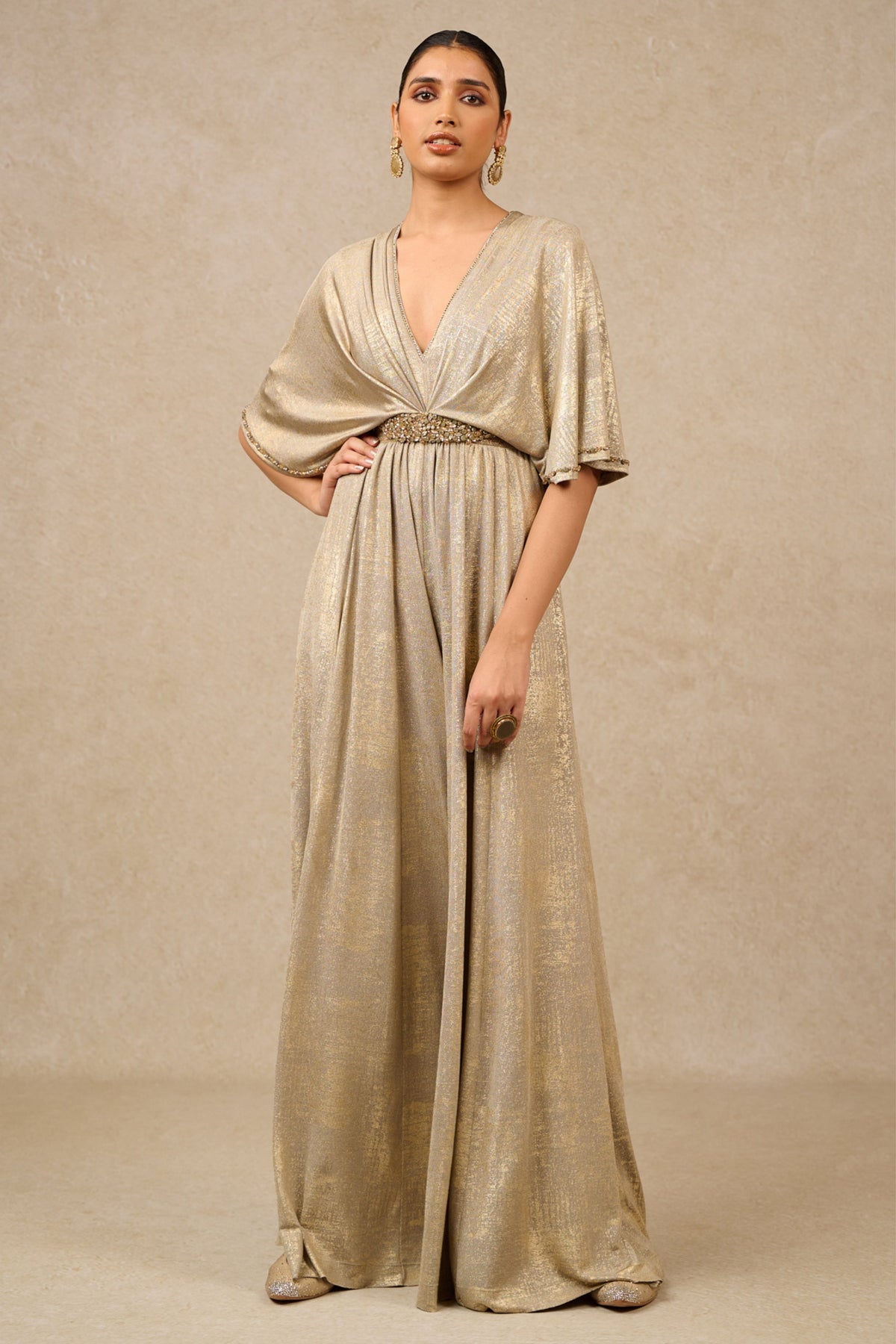 Oyster Flared Jumpsuit
