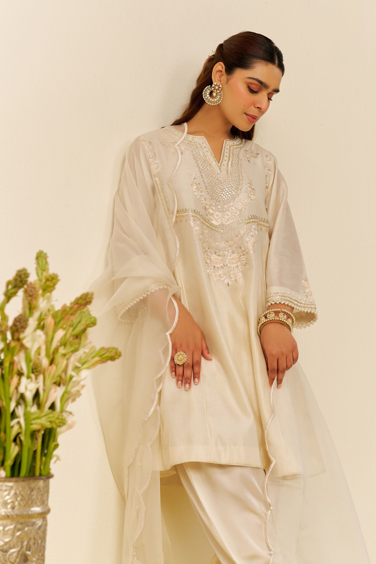 Aiza Short Kurta With Salwar