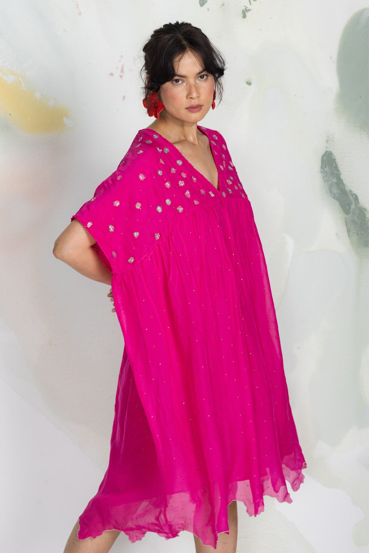 Ditsy Lichen Dress