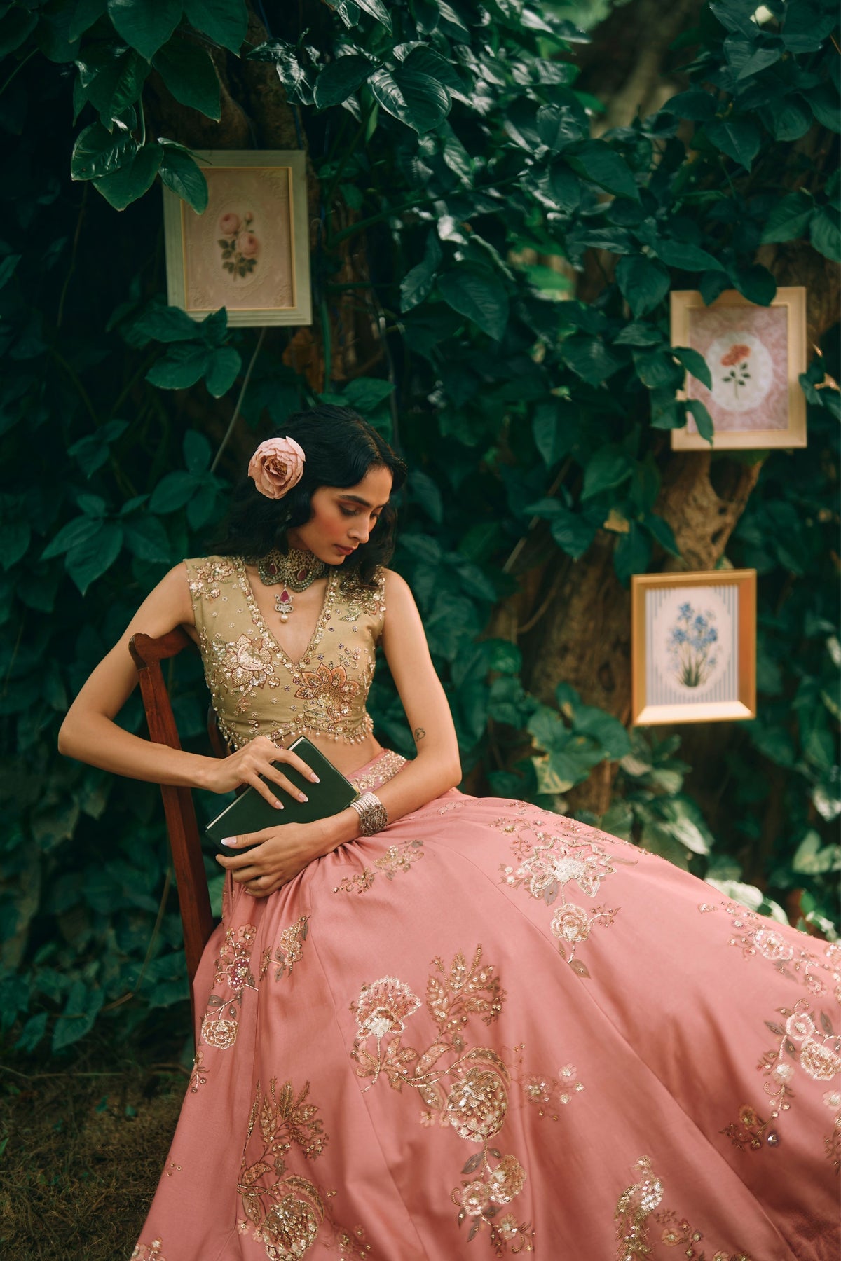 Rosewood Lehenga Set
