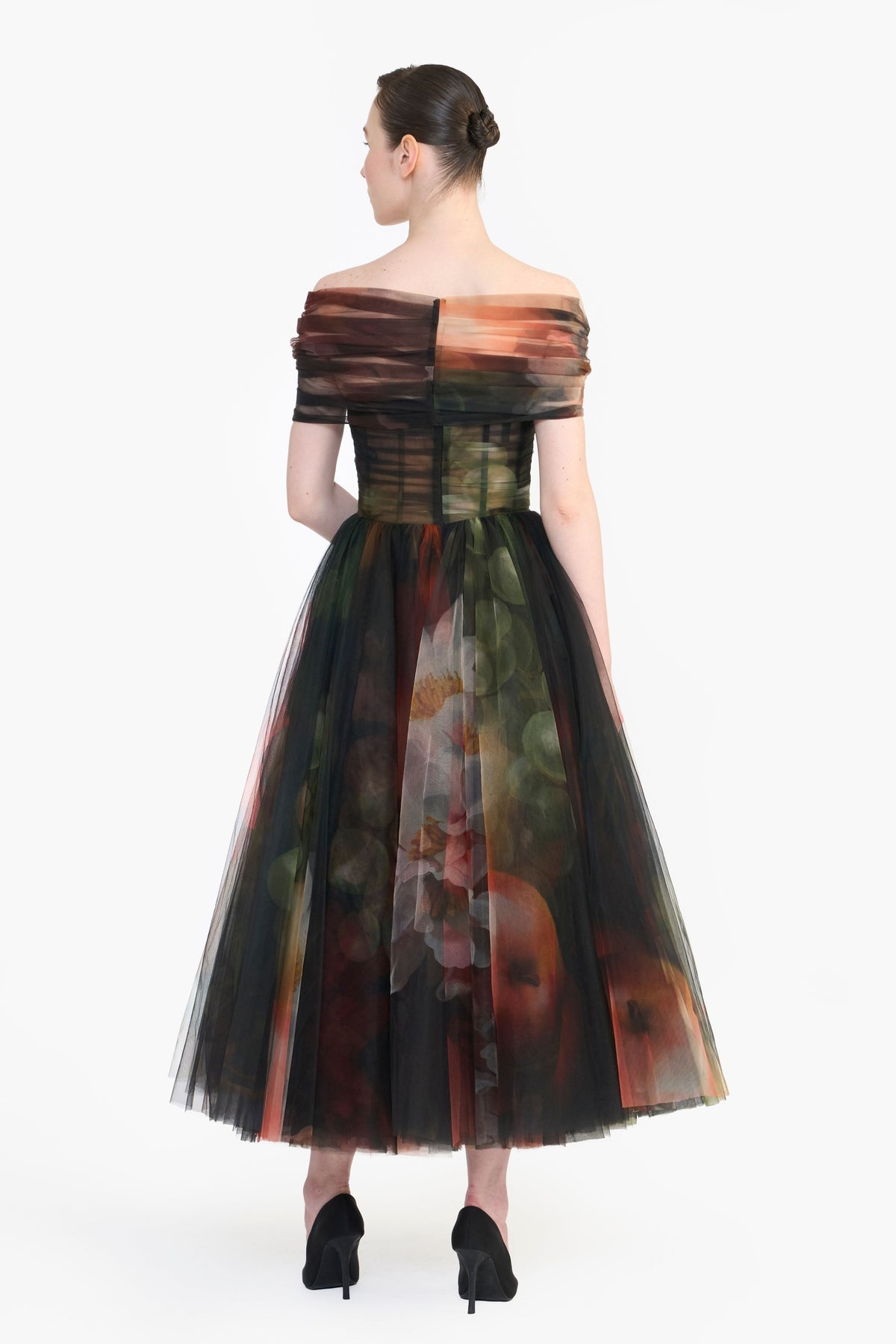 Sculpted Draped Midi