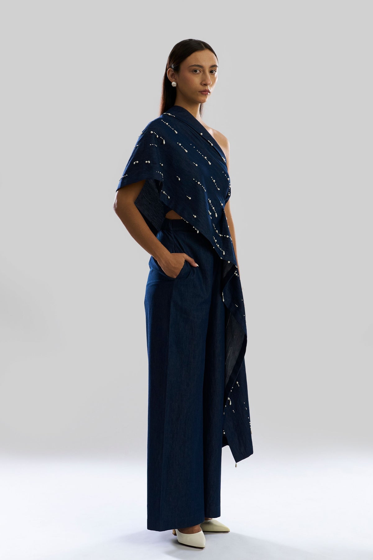 Pearlfall Denim Top