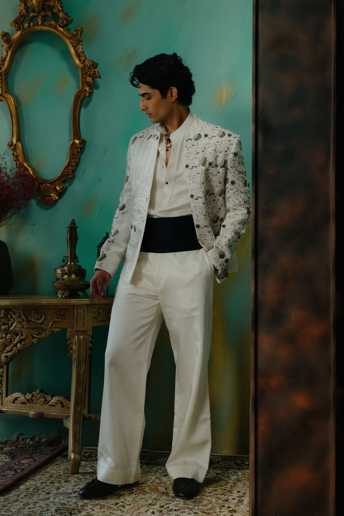Saanjh Short Jacket Set