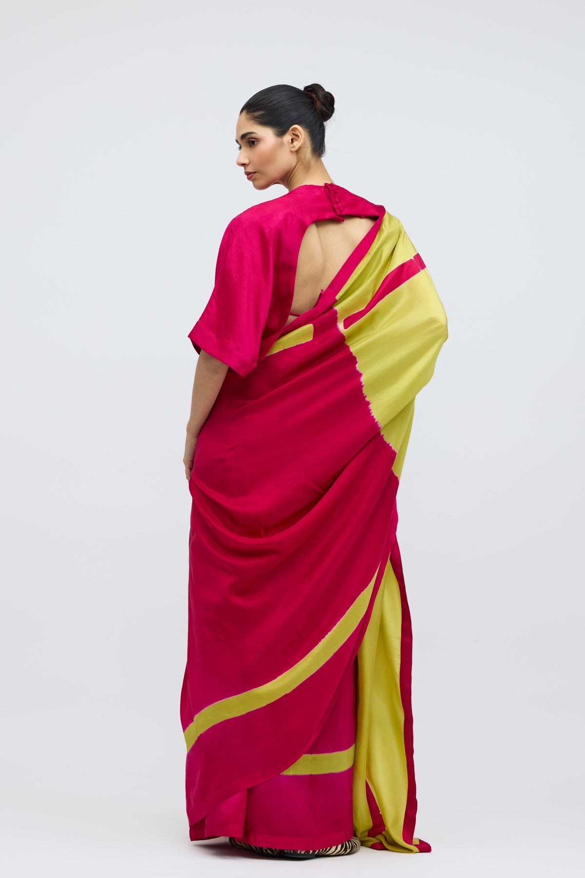 Woman Holding a Fruit Blouse