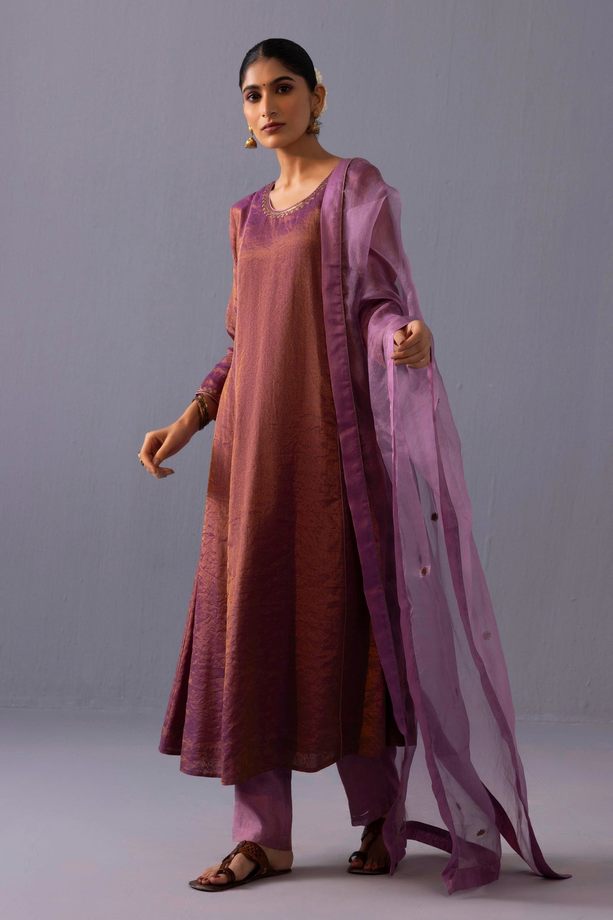Himani Purple Kurta Set