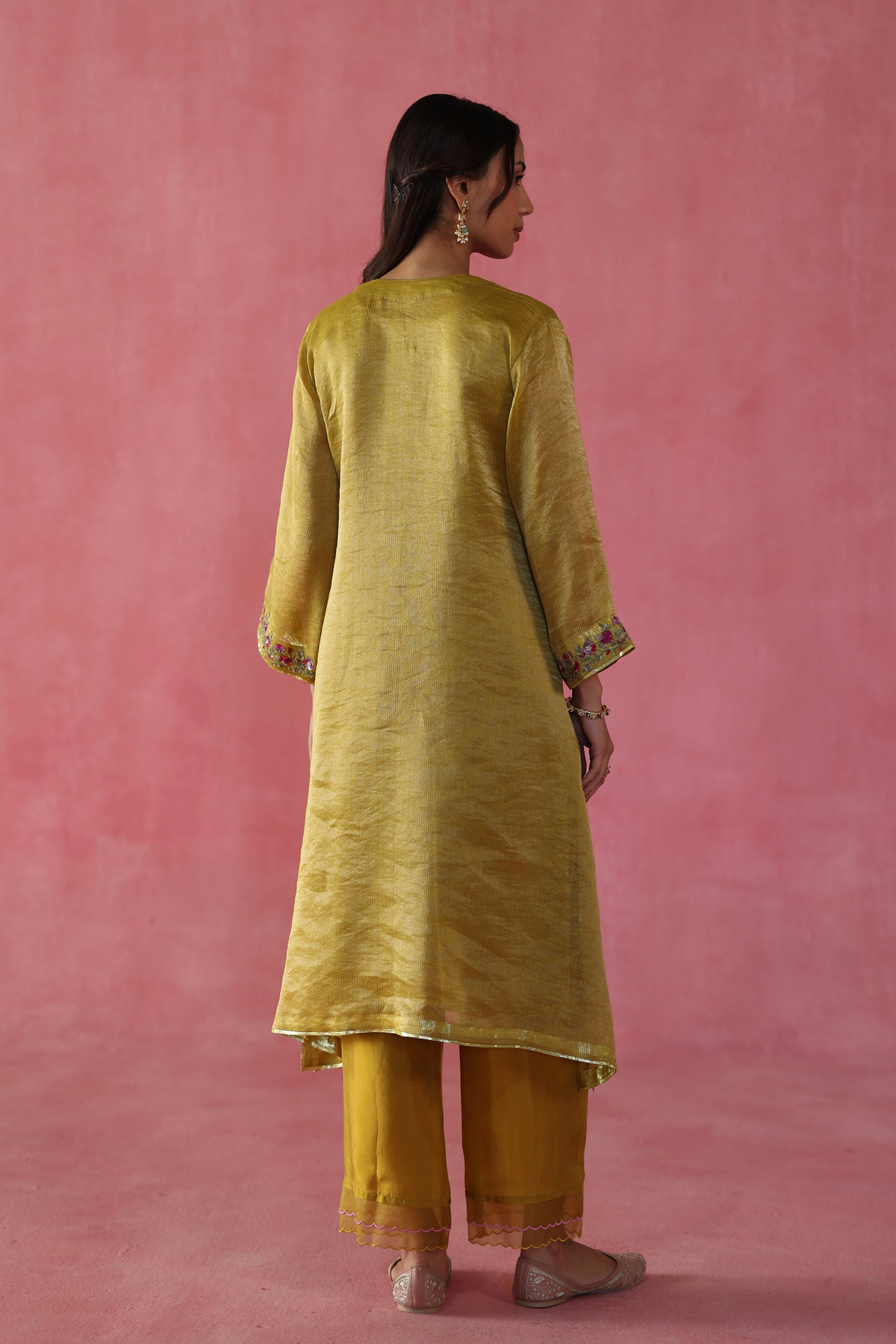 Mustard Phirni Kurta Set