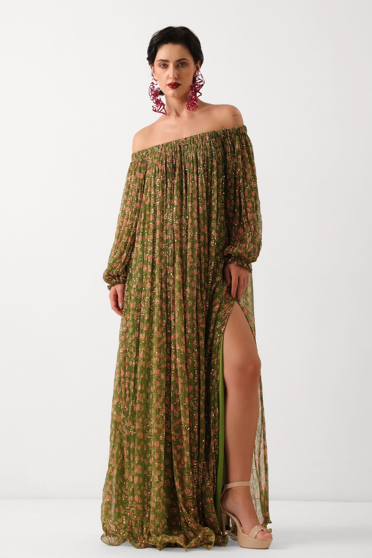 Avocado Green Dress