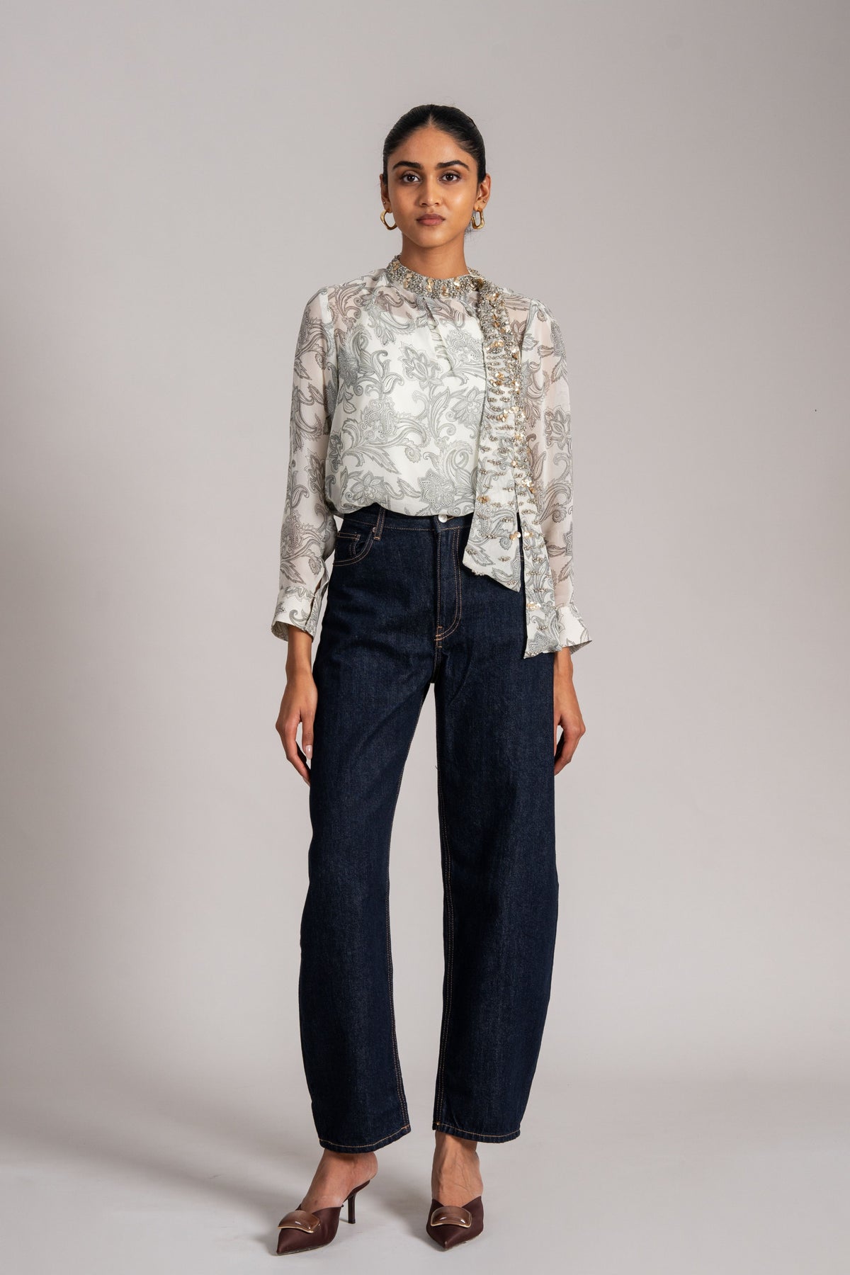 Cosmi Dust Neck Tie Top