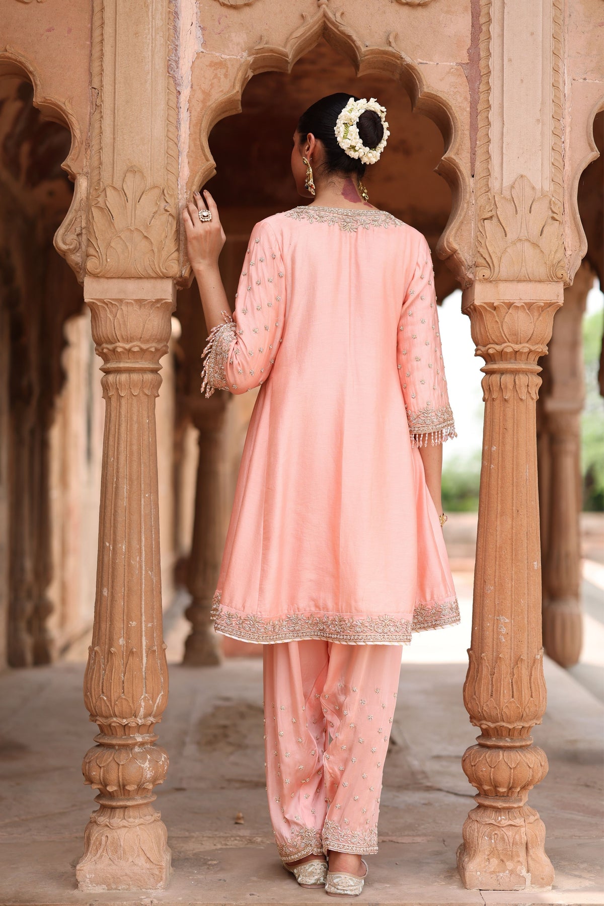 Maham Pink Short Kurta Set