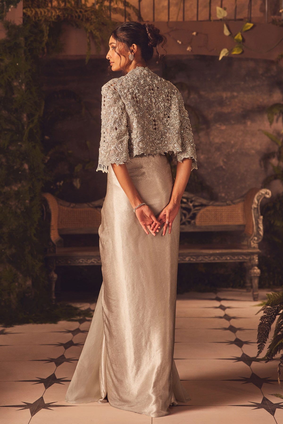 Divine Draped Skirt Set