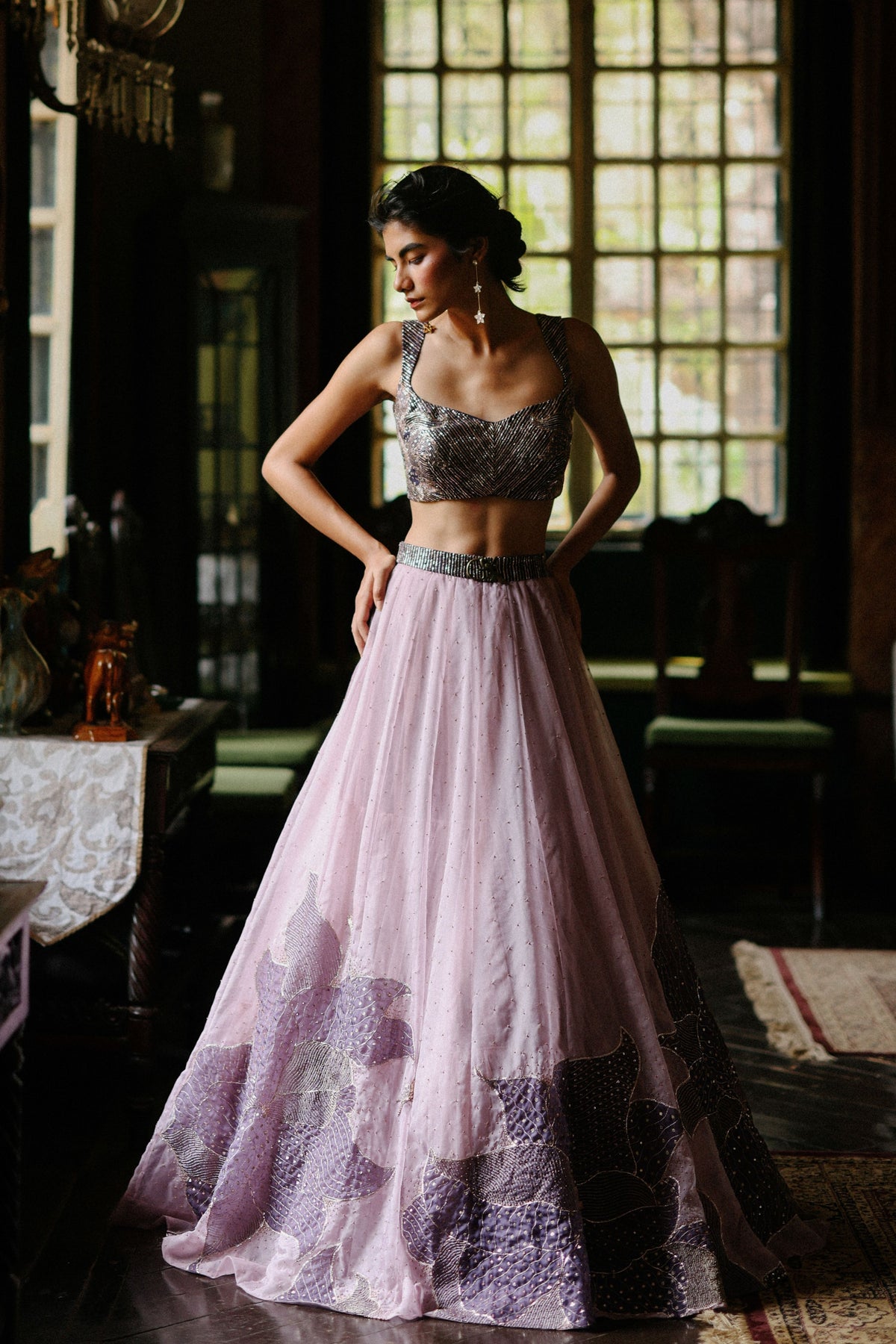 Rosa Patchwork Lehenga Set