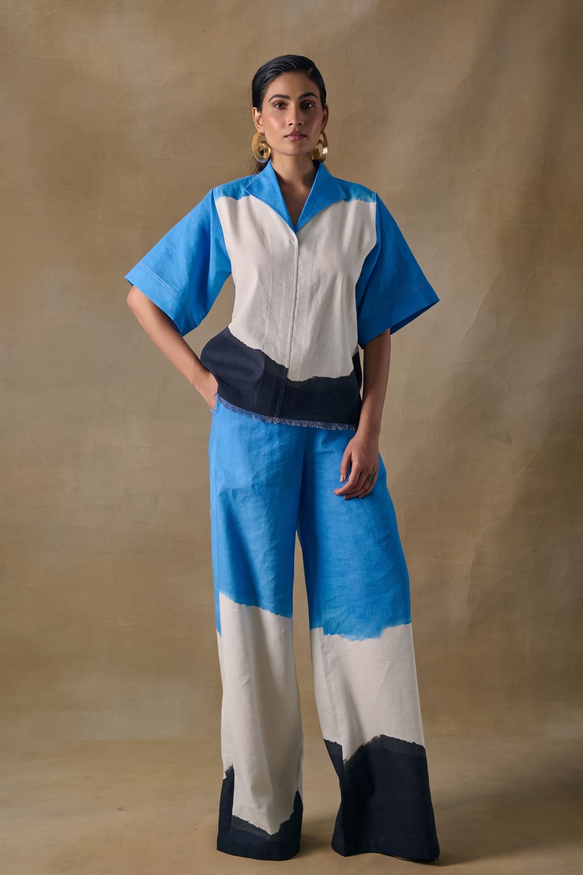 Blue Washed Co-ord Set