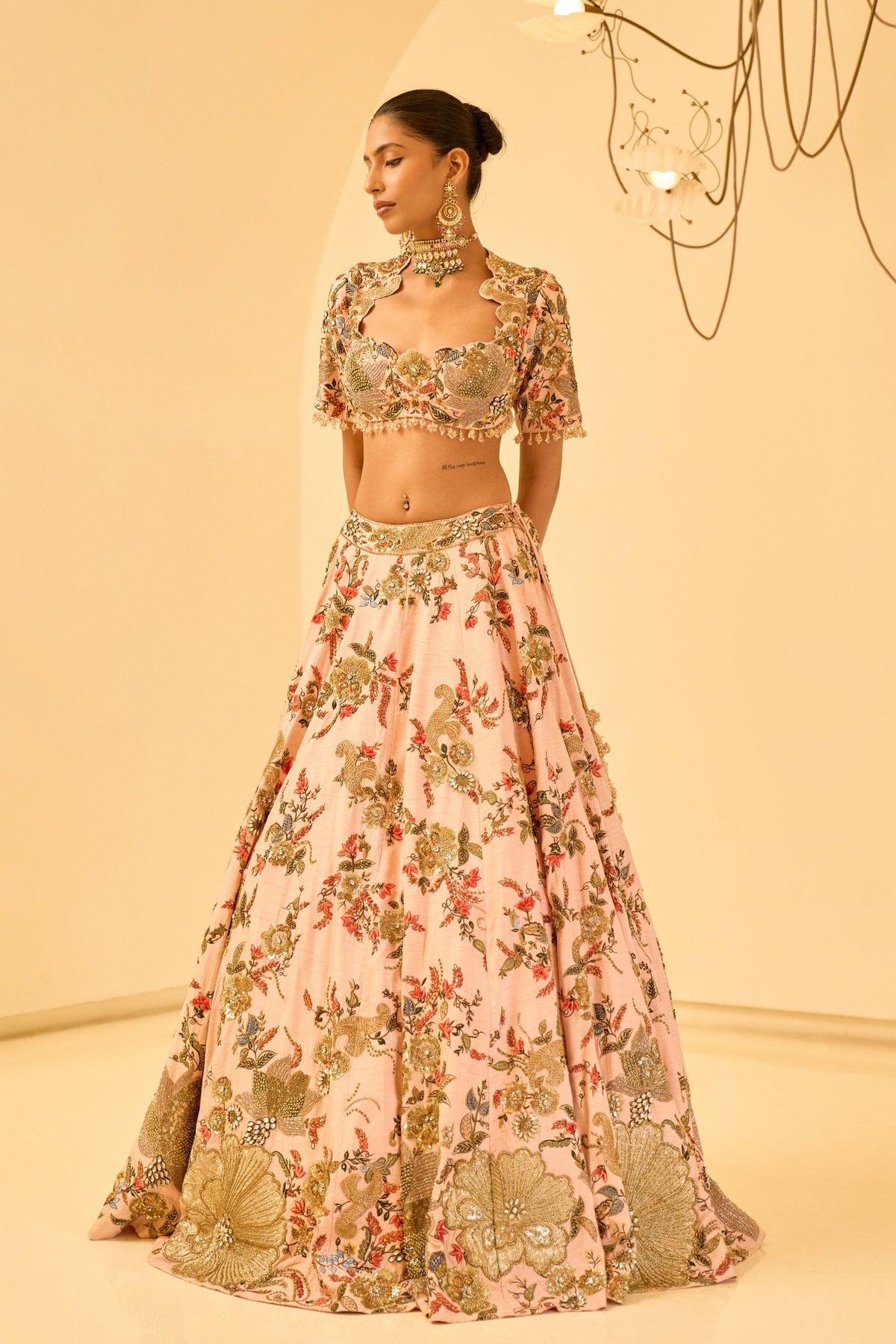Blush Bridal Lehenga Set