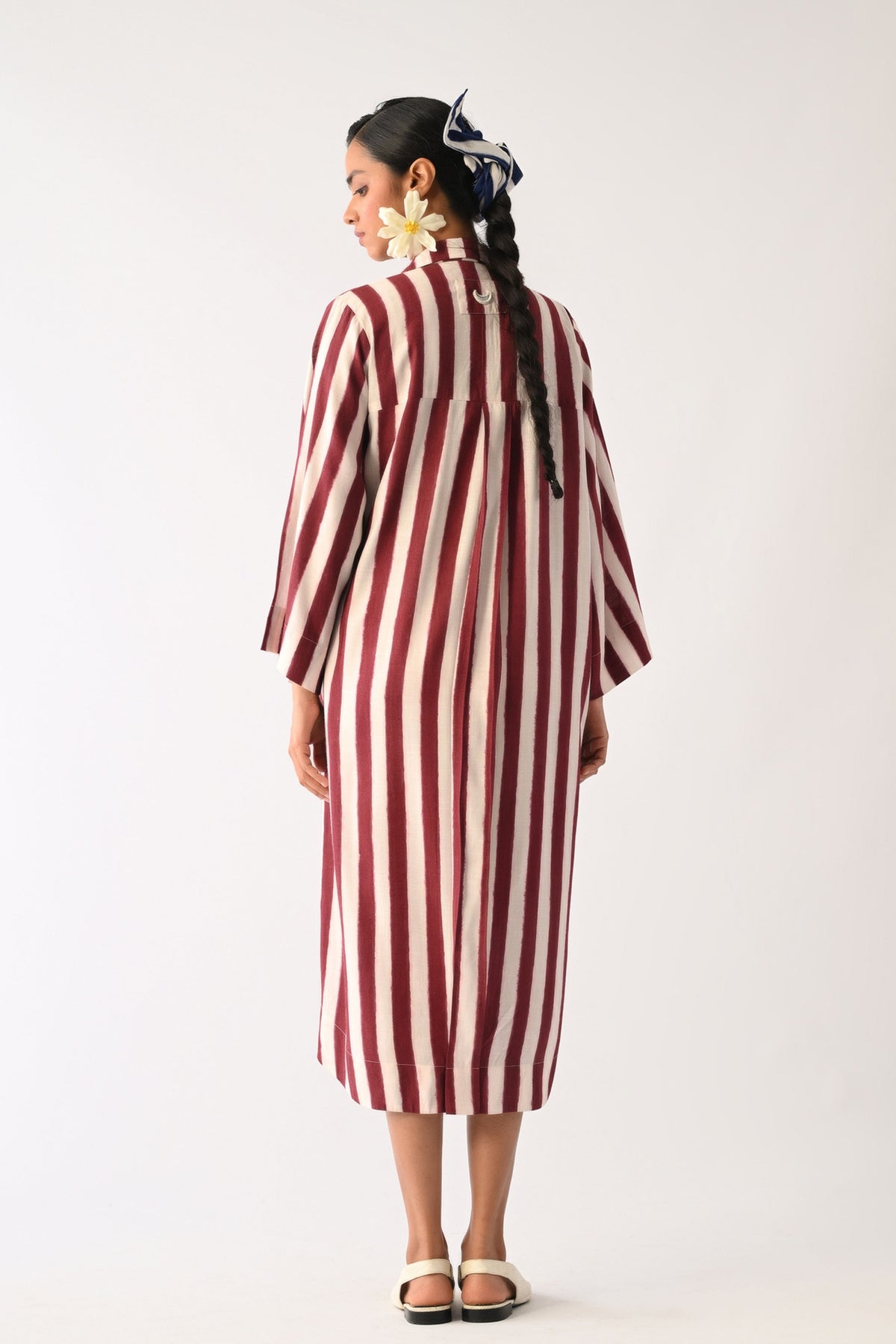 Revolt Bric Wrap Applique Dress