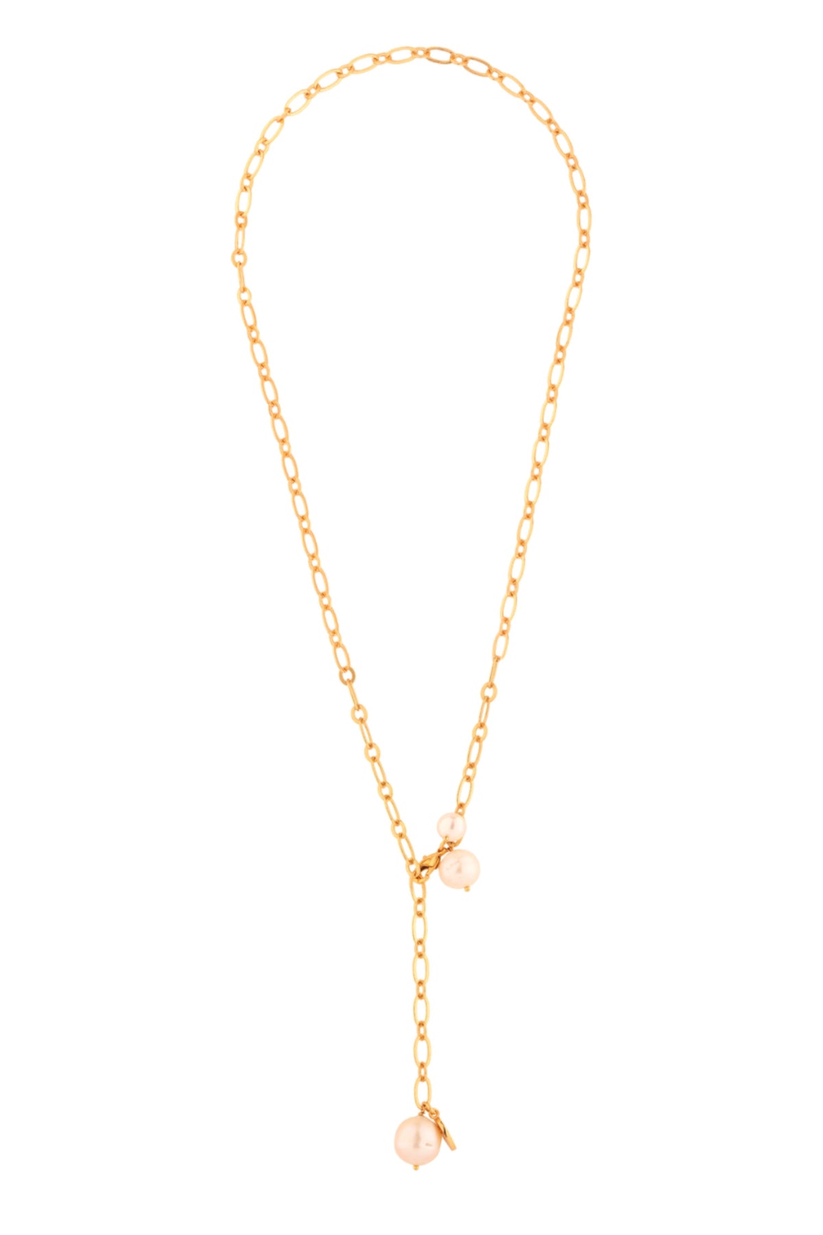 Tri-pearl Linked Chain
