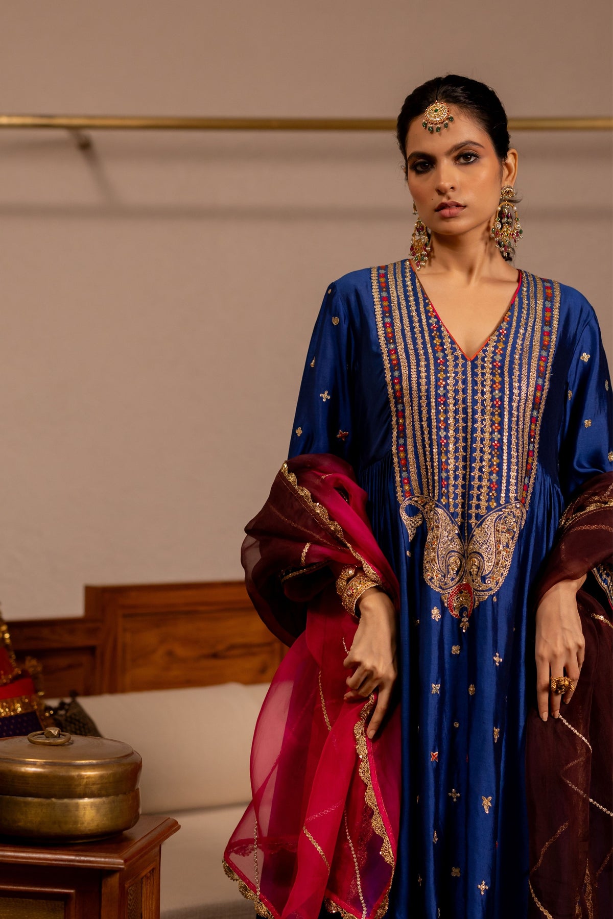 Kanya Blue Kurta Set