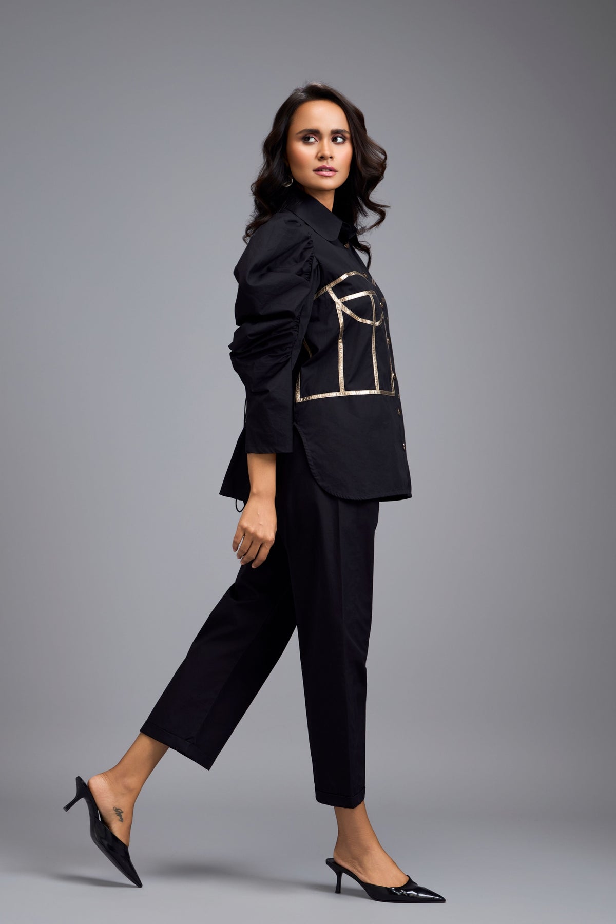 Eclipse Puff Slevees Shirt