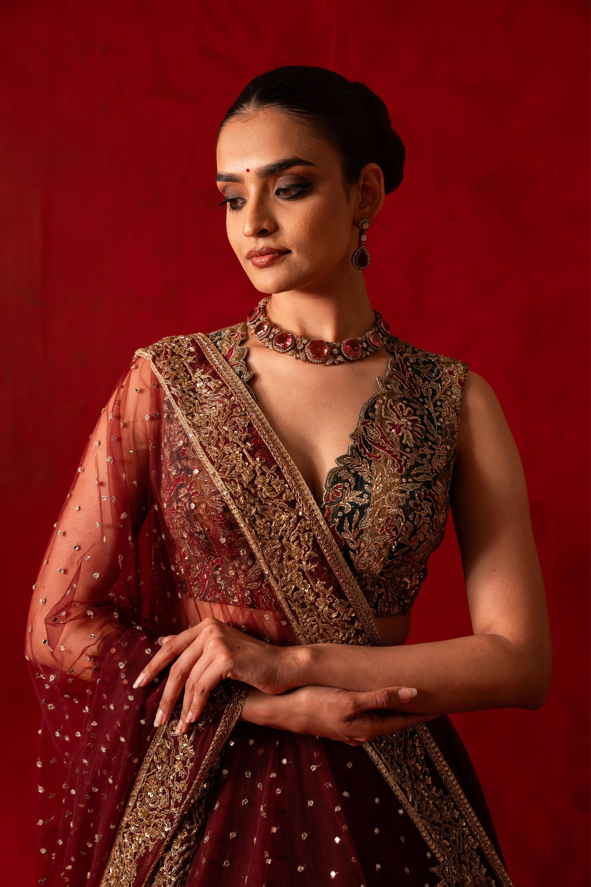 Manjari Lehenga Set