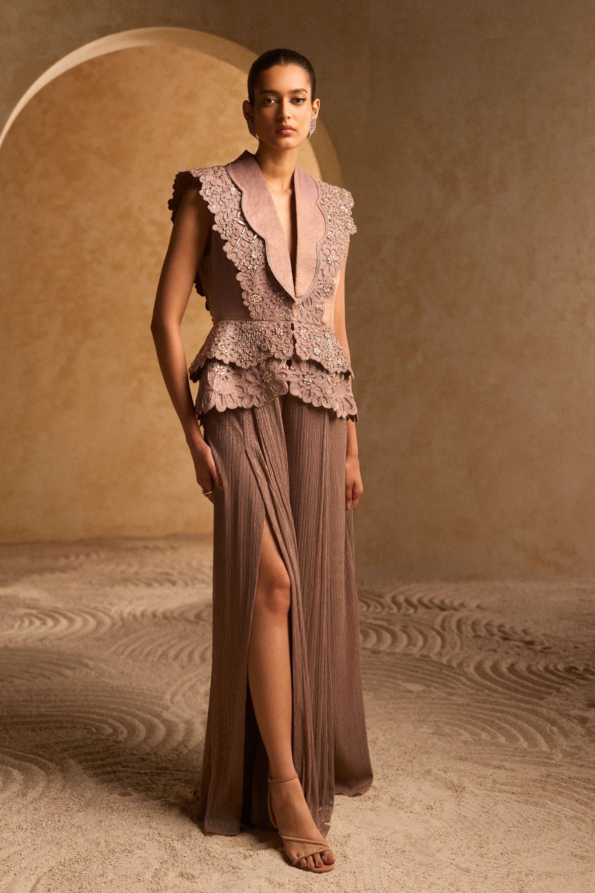Charm Signature Cutwork Jacket Set
