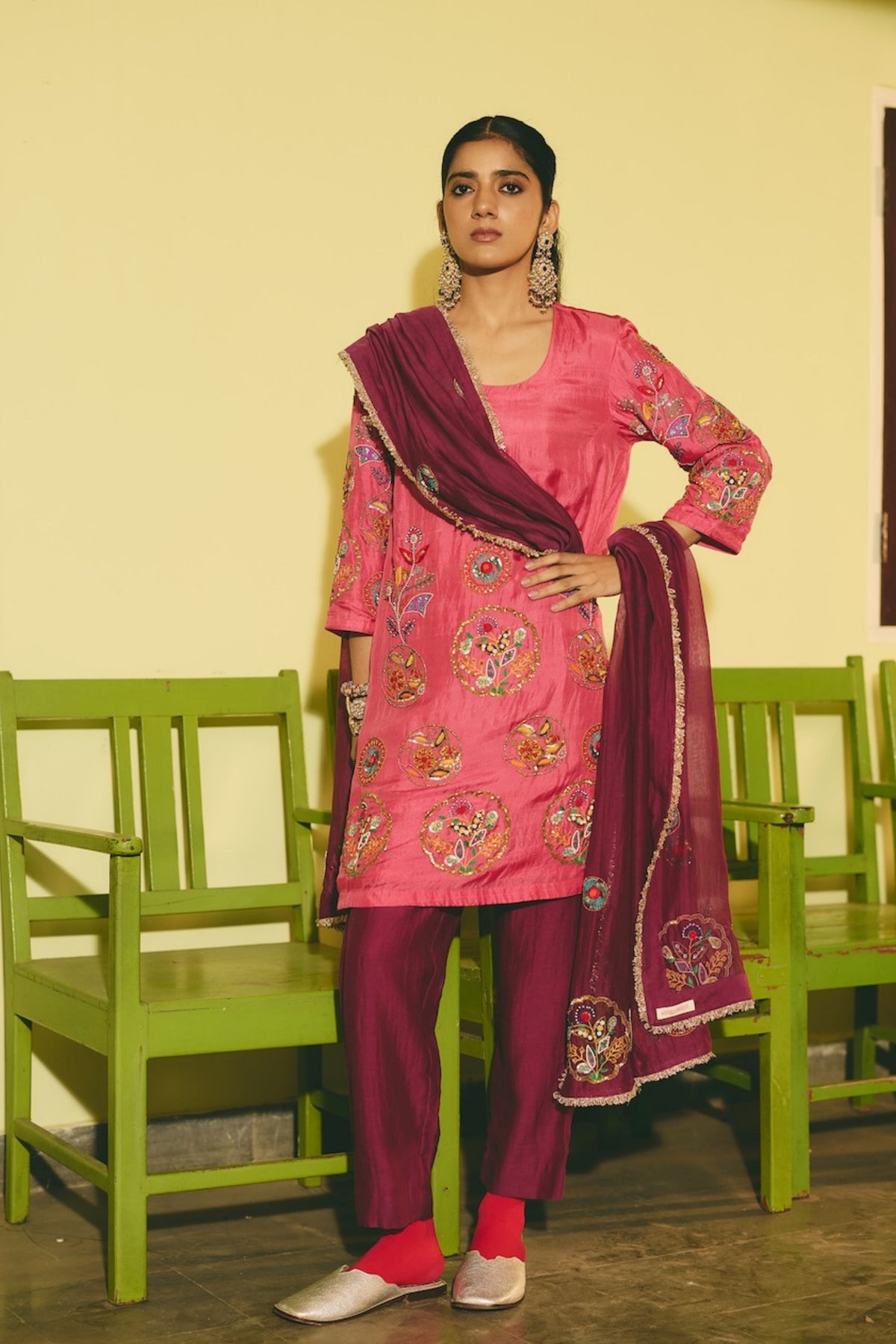Rangtara Jamuni Kurta and Pants