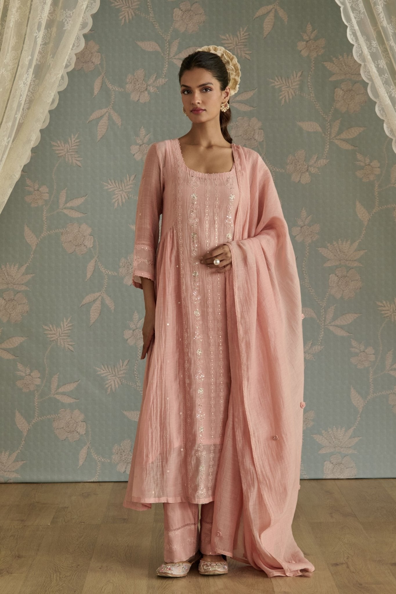 Pink Roohi Kurta Set - Kritika Dawar - Elahe