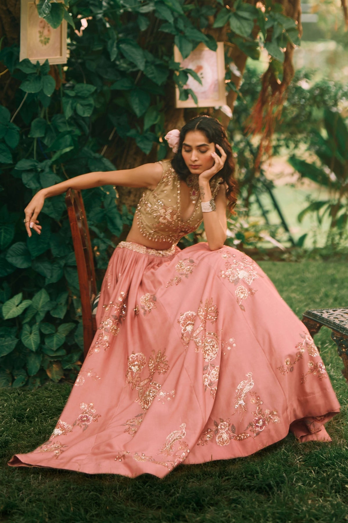 Rosewood Lehenga Set