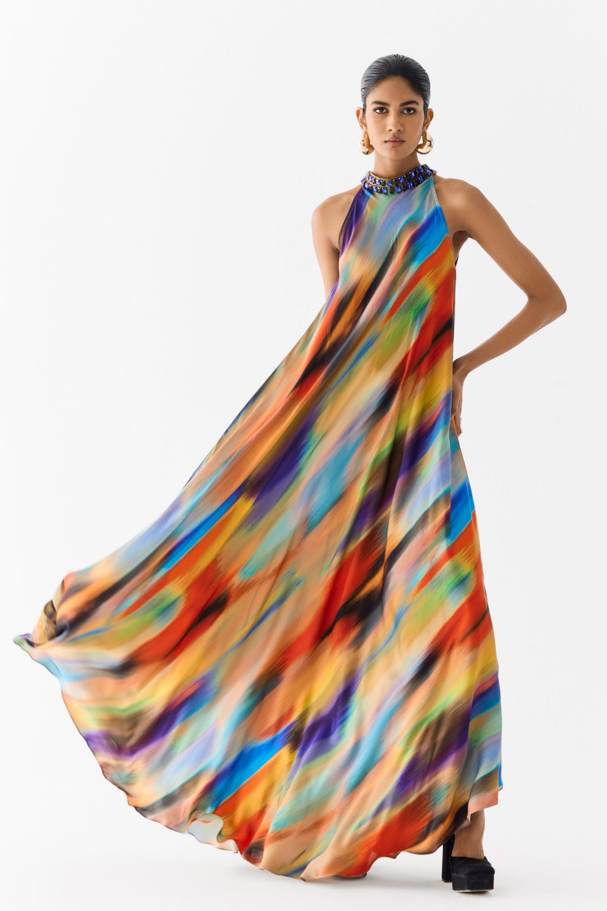 Night Queen Halter Dress