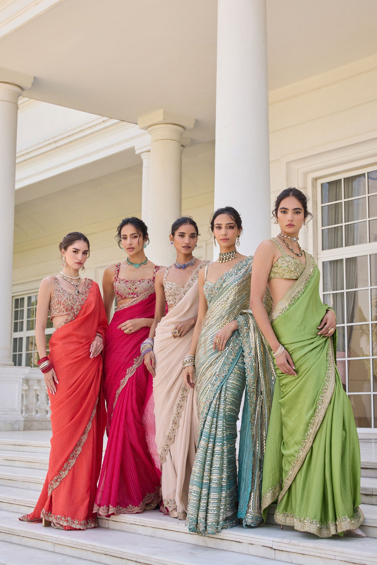 Canna Lily Saree Set