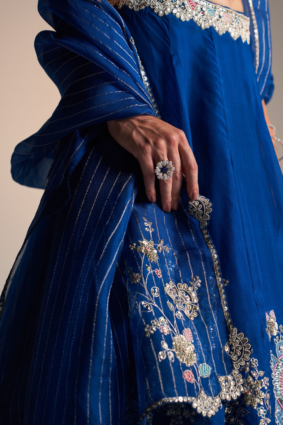 Jade Blue Lehenga Set