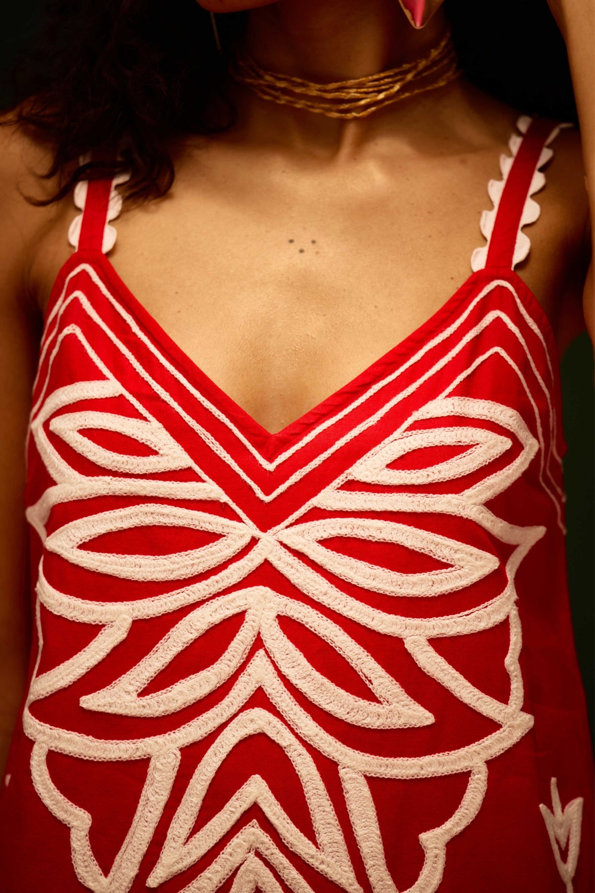 Scarlet Strappy Dress