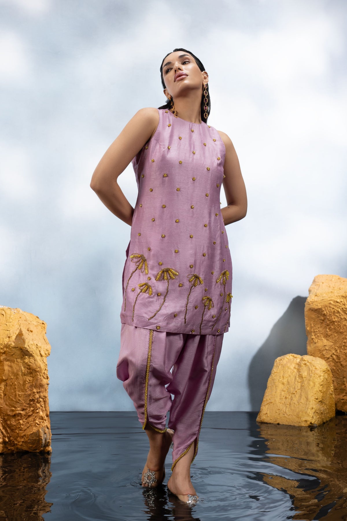 Lilac Tunic Set