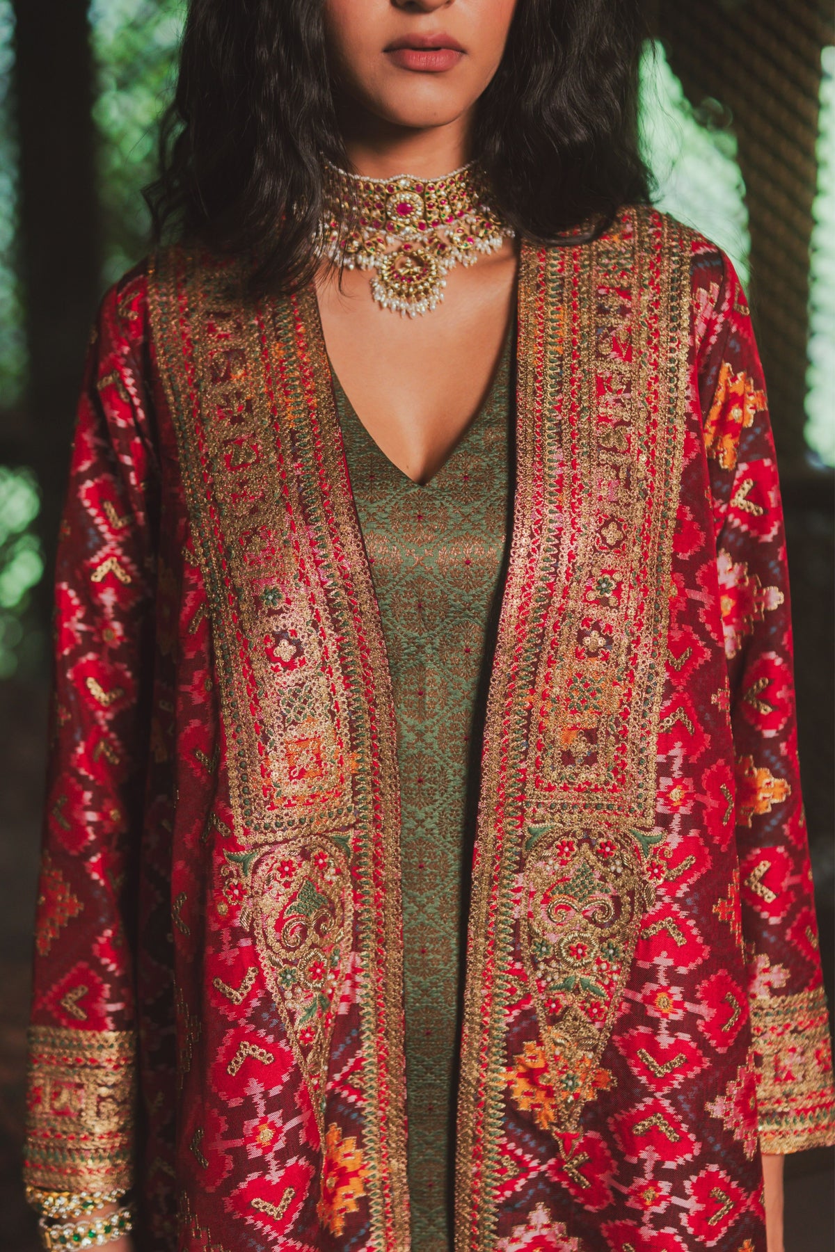 Neha Sage Green Tunic Set